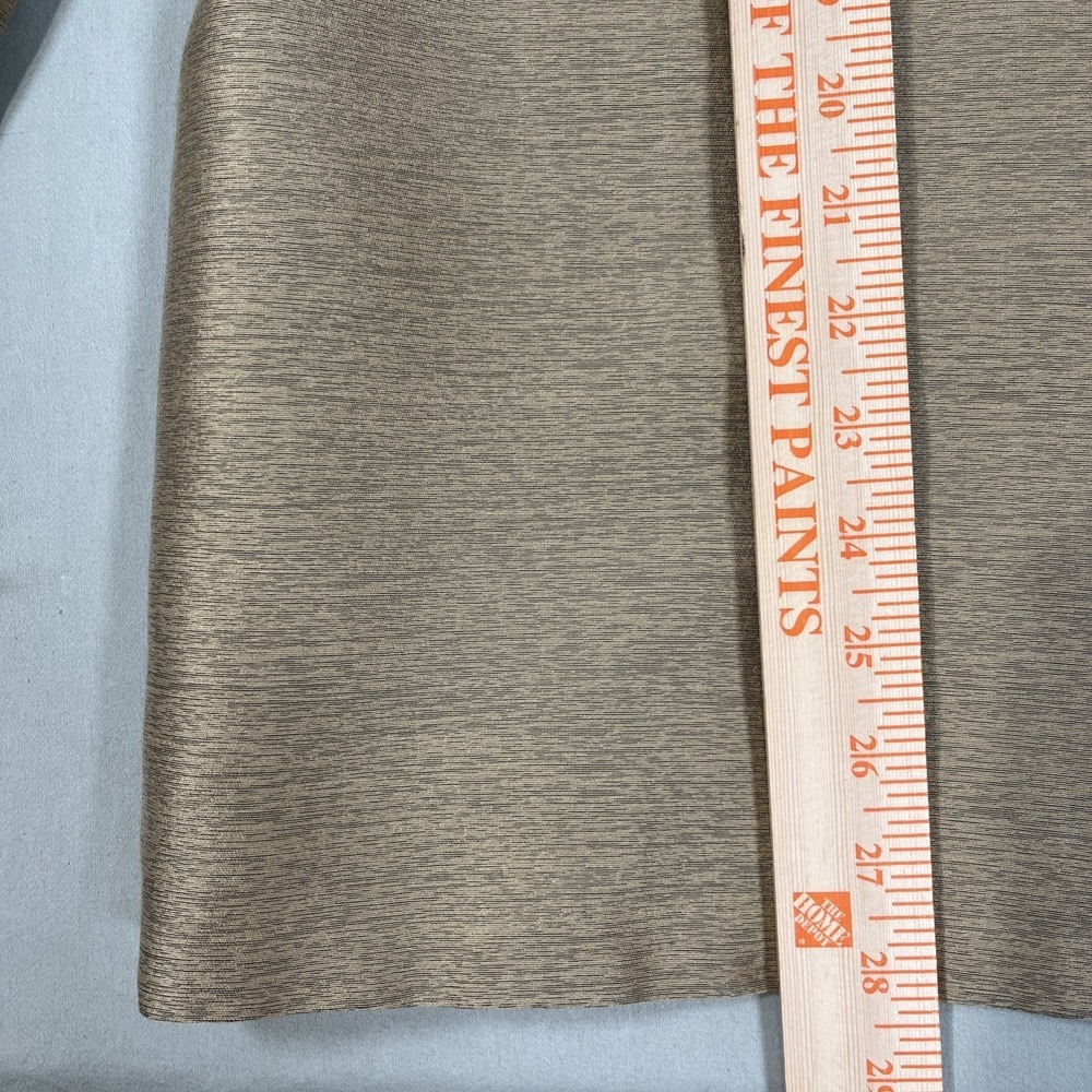 Dana‎ Buchman Open Front Gold Silk Wool Textured Weave Blazer Jacket Petite 4 - Picture 11 of 13